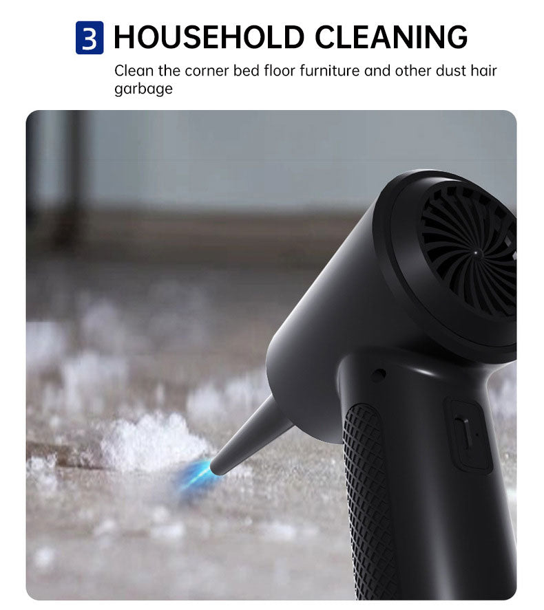 Cordless Electric Air Duster | High-Speed Blower for Keyboards, Cars & Home