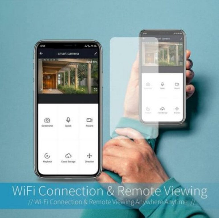 E27 Bulb Security Camera | 1080P Wi-Fi, 360° Pan, Night Vision, Two-Way Audio