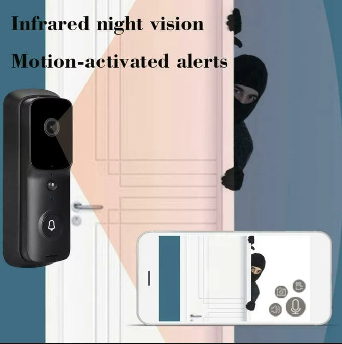 WiFi Smart Video Doorbell Camera | 1080P, Night Vision, Two-Way Audio, Motion Alerts