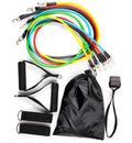 Resistance Bands Set of 5 | Latex, 5 Levels + Carry Bag
