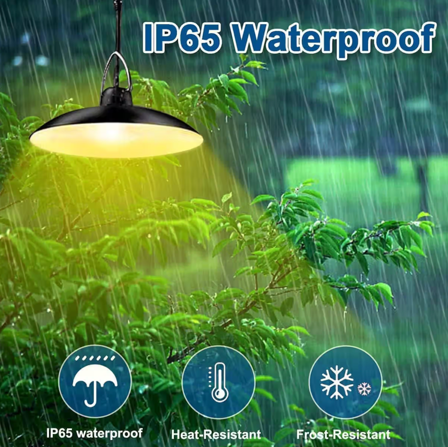 Solar Pendant Light | Indoor & Outdoor, Remote Control, No Electricity Needed