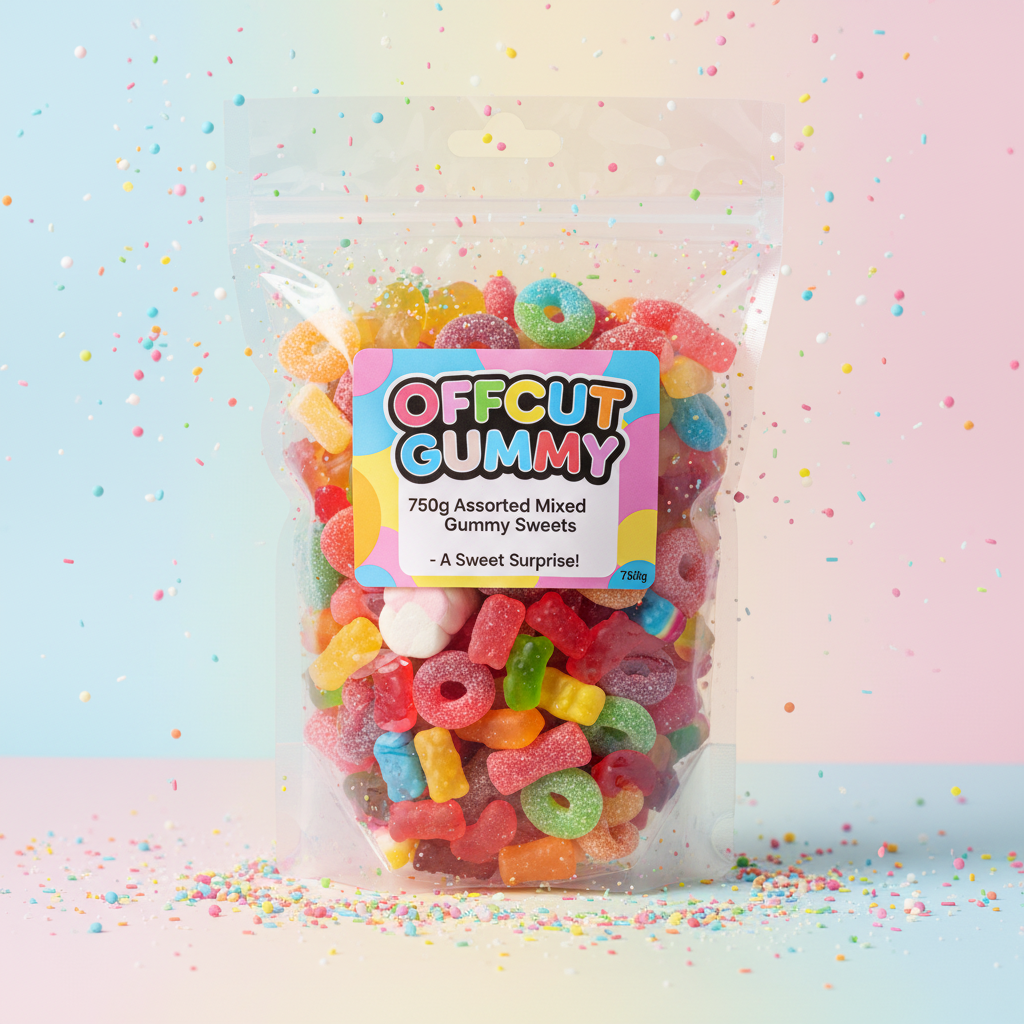 Offcut Gummy 750g - Pastel Playful
