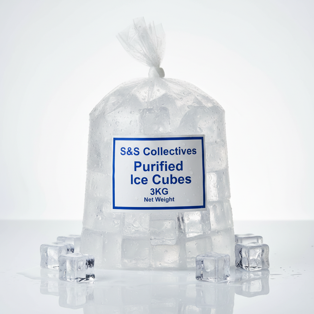 S&S Collectives 3KG Ice Cubes - single bag realistic